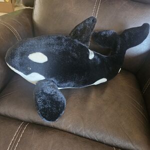 Shamu killer whale stuffed plush